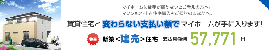 特選新築建売り住宅